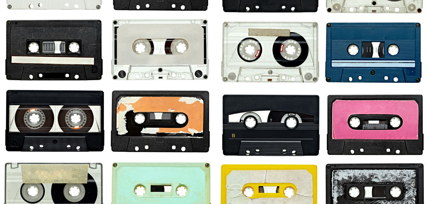 A number of cassettes.