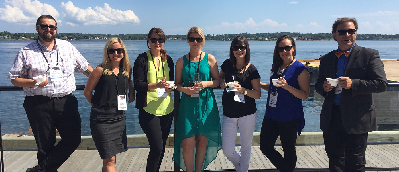 2016 YPN Summit attendees along the Charlottetown waterfront