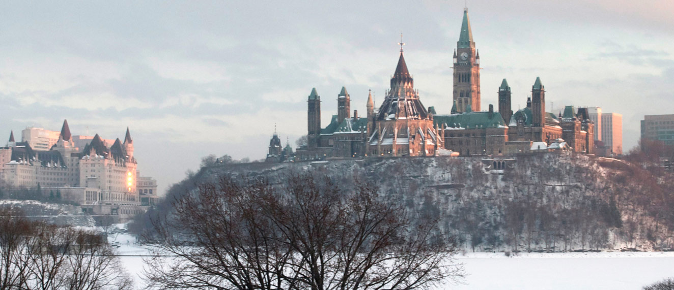 Ottawa parliament hill.